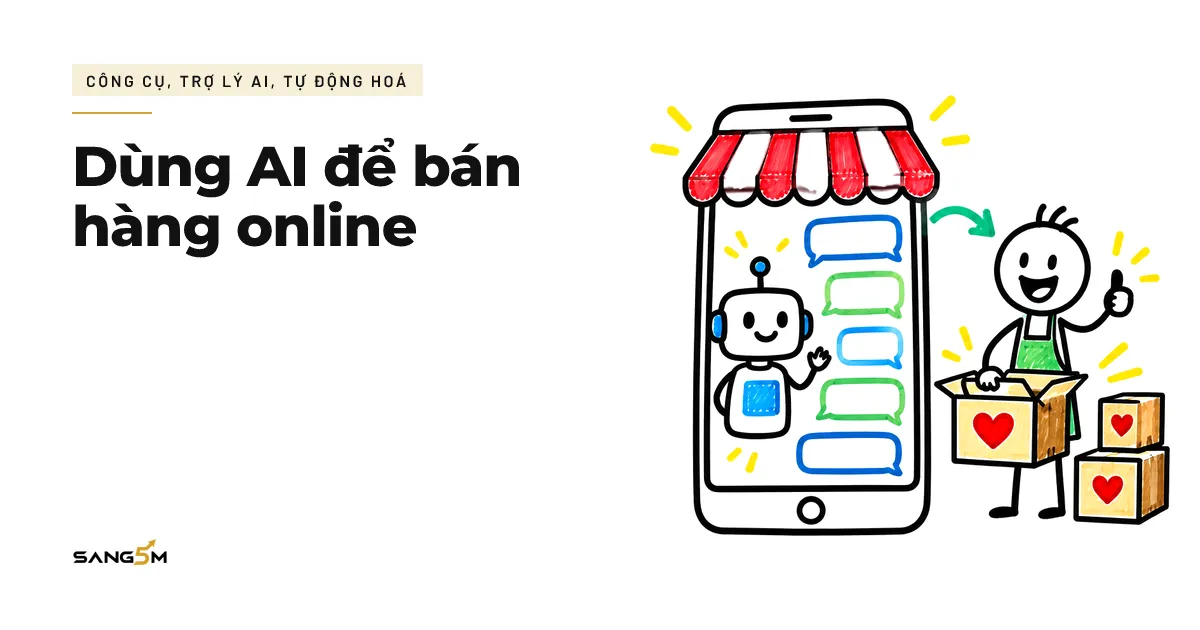 Điện thoại như cửa hàng nhỏ, trợ lý AI trả lời tin nhắn còn người bán đóng gói hàng