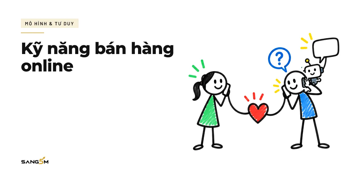 Người bán lắng nghe khách qua tin nhắn có trái tim đỏ, trợ lý AI giữ sẵn bản nháp